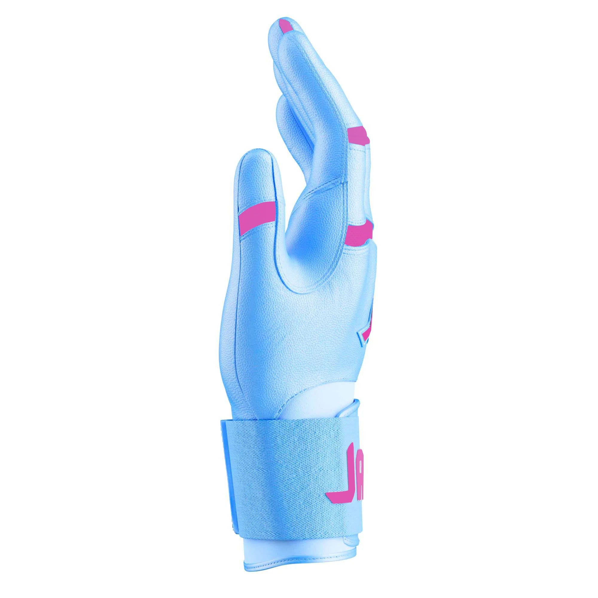 Jax Youth Strap Cuff Batting Gloves: Cotton Candy