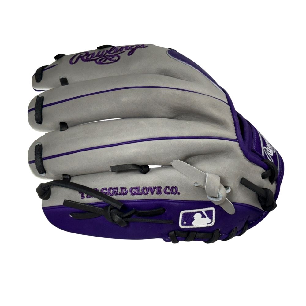 Rawlings Custom Heart of the Hide Gray and Purple PROCS5-2 11.5" Baseball Glove