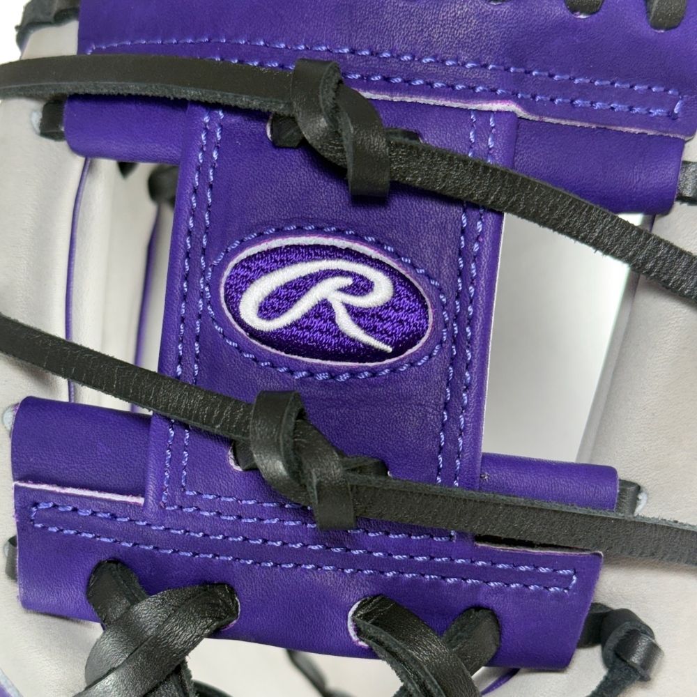 Rawlings Custom Heart of the Hide Gray and Purple PROCS5-2 11.5" Baseball Glove