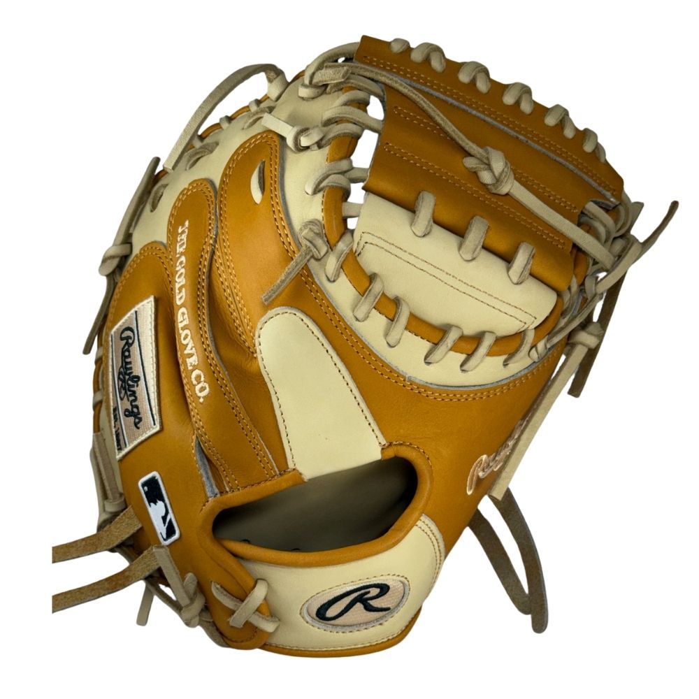 Rawlings Custom 33" Heart of the Hide Tan and Camel Catchers Mitt: PROCM33-23