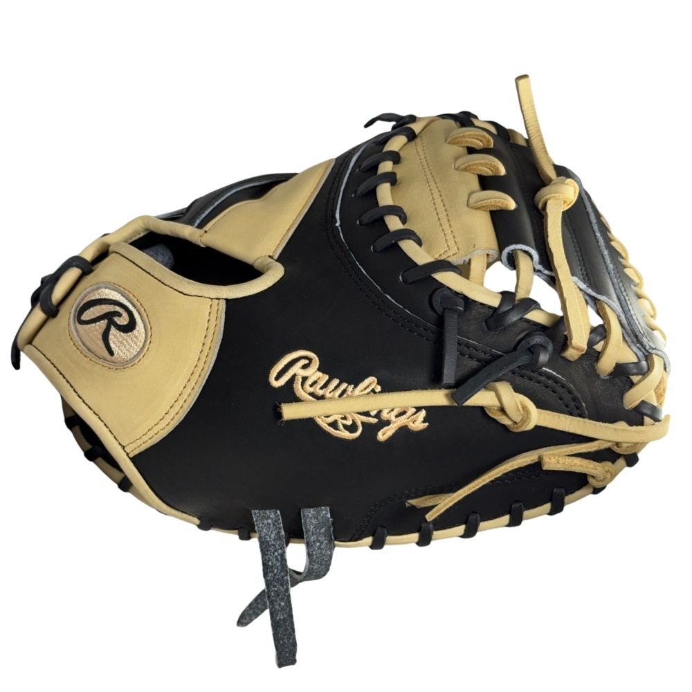 Rawlings Custom 33" Heart of the Hide Black and Camel Catchers Mitt: PROCM33-23
