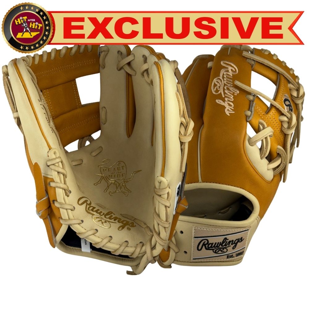 Rawlings Custom Heart of the Hide Tan and Camel PRO2172-2 11.5" Baseball Glove