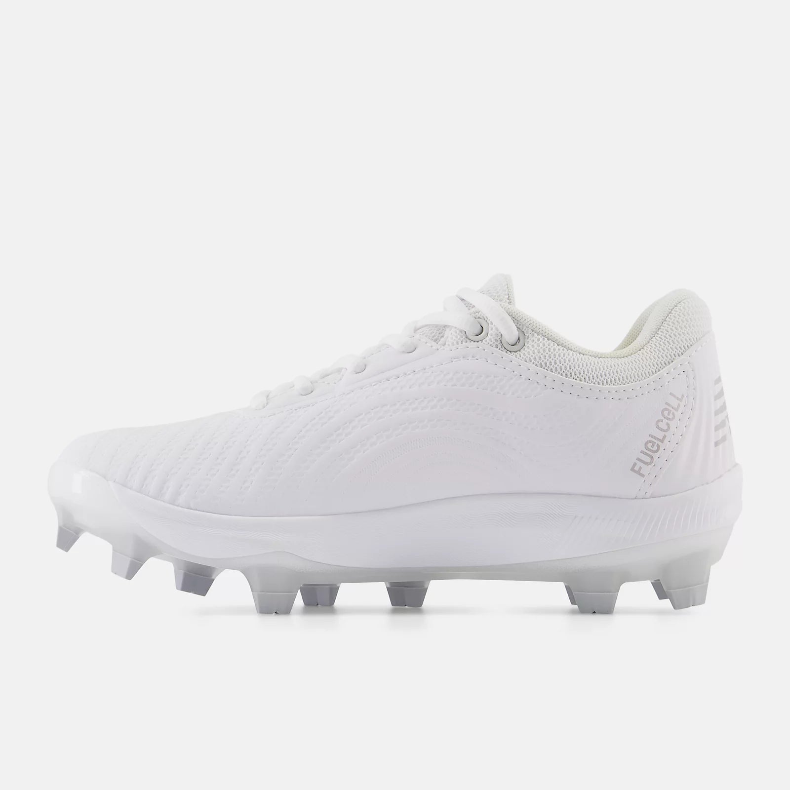 New Balance SPFUSEW4 Women's Molded Cleats: White