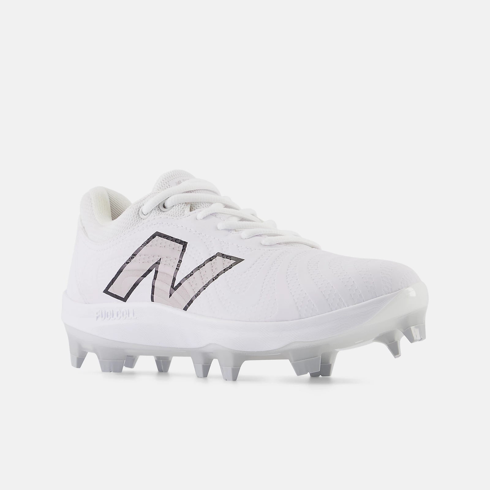 New Balance SPFUSEW4 Women's Molded Cleats: White