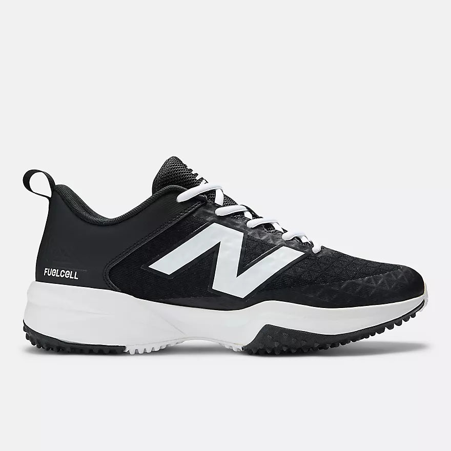 New Balance FuelCell 4040 v8 Black and White Turf-Trainer: T4040BK8