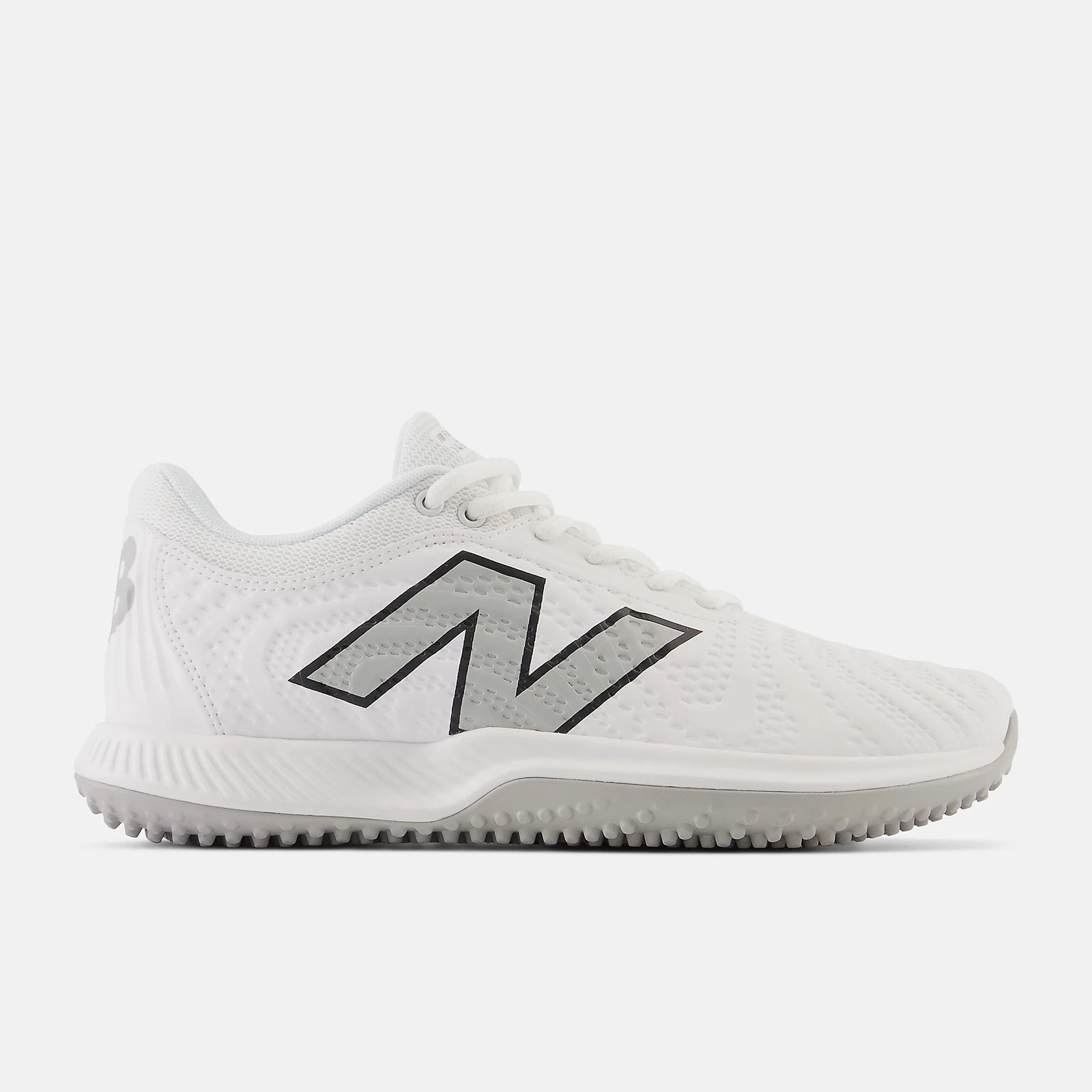 New Balance FuelCell 4040v7 Turf Trainer: Optic White with Raincloud