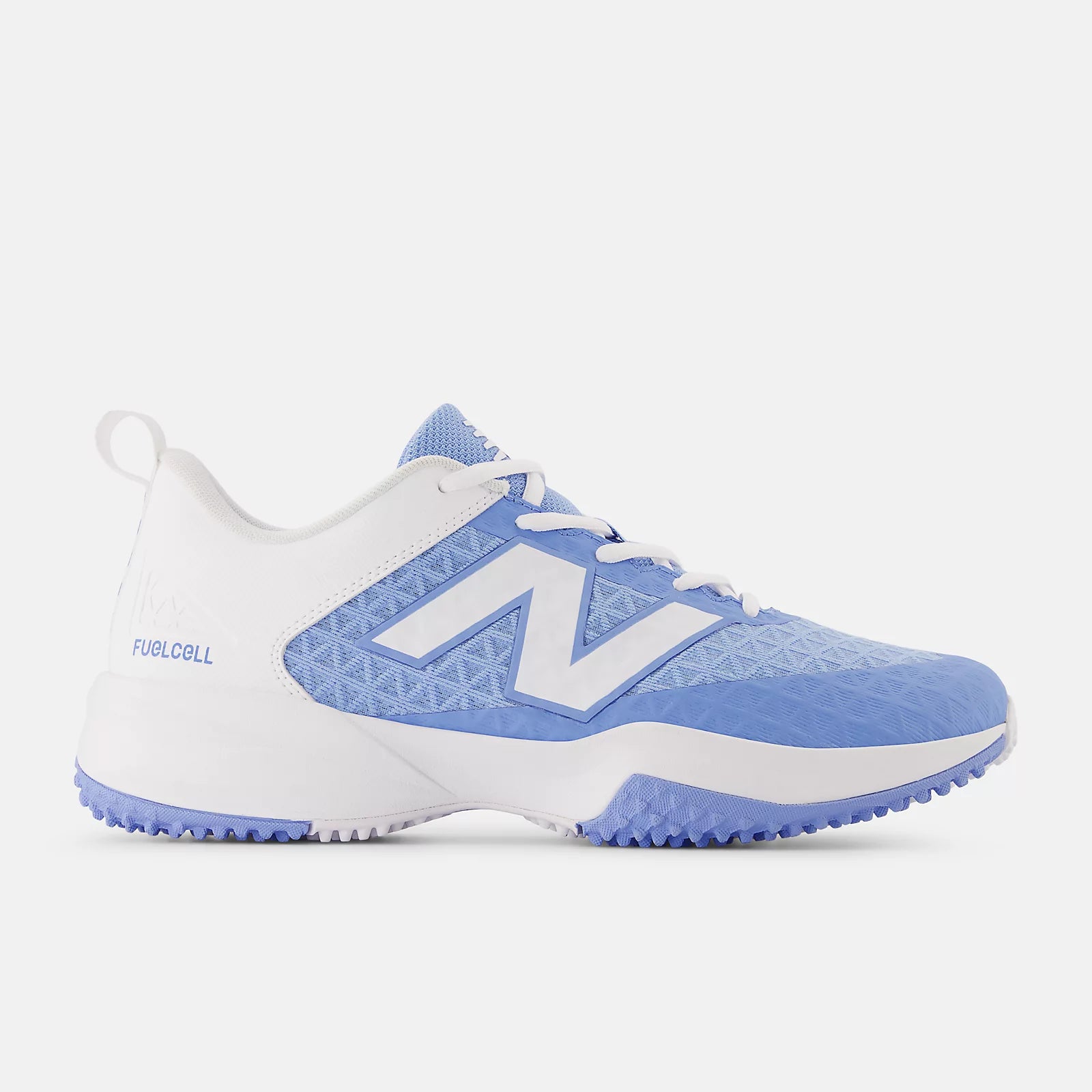New Balance FuelCell 4040 v8 Carolina Blue and White Turf-Trainer: T4040TC8
