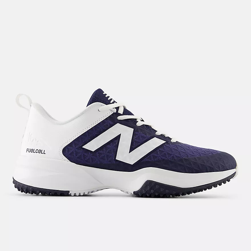 New Balance FuelCell 4040 v8 Navy and White Turf-Trainer: T4040TN8