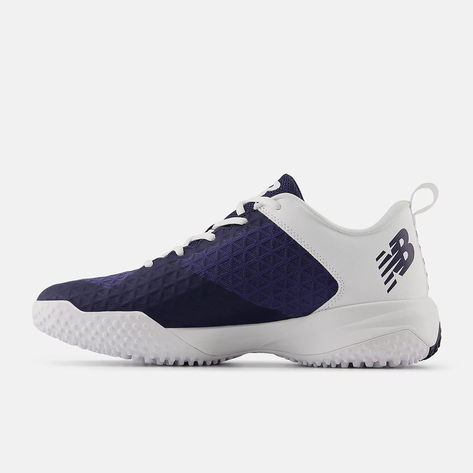 New Balance FuelCell 4040 v8 Navy and White Turf-Trainer: T4040TN8