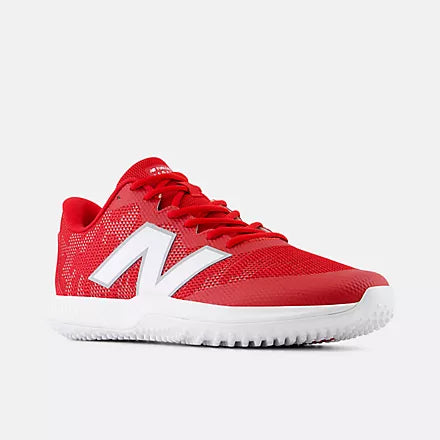 New Balance FuelCell 4040v7 Turf Trainer: Team Red with Optic White