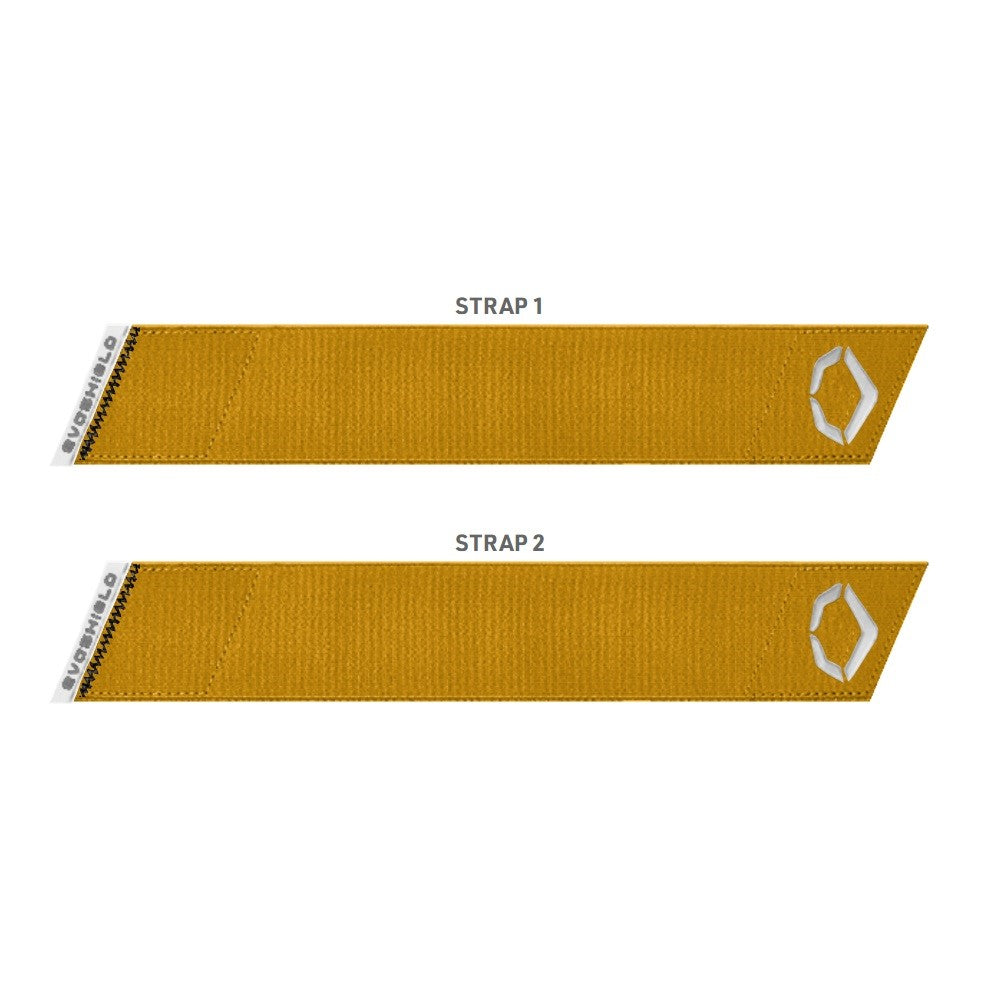 EVOSHIELD EXCLUSIVE PRO-SRZ™ 2.0 BATTER'S DOUBLE STRAP ELBOW GUARD: GOLD