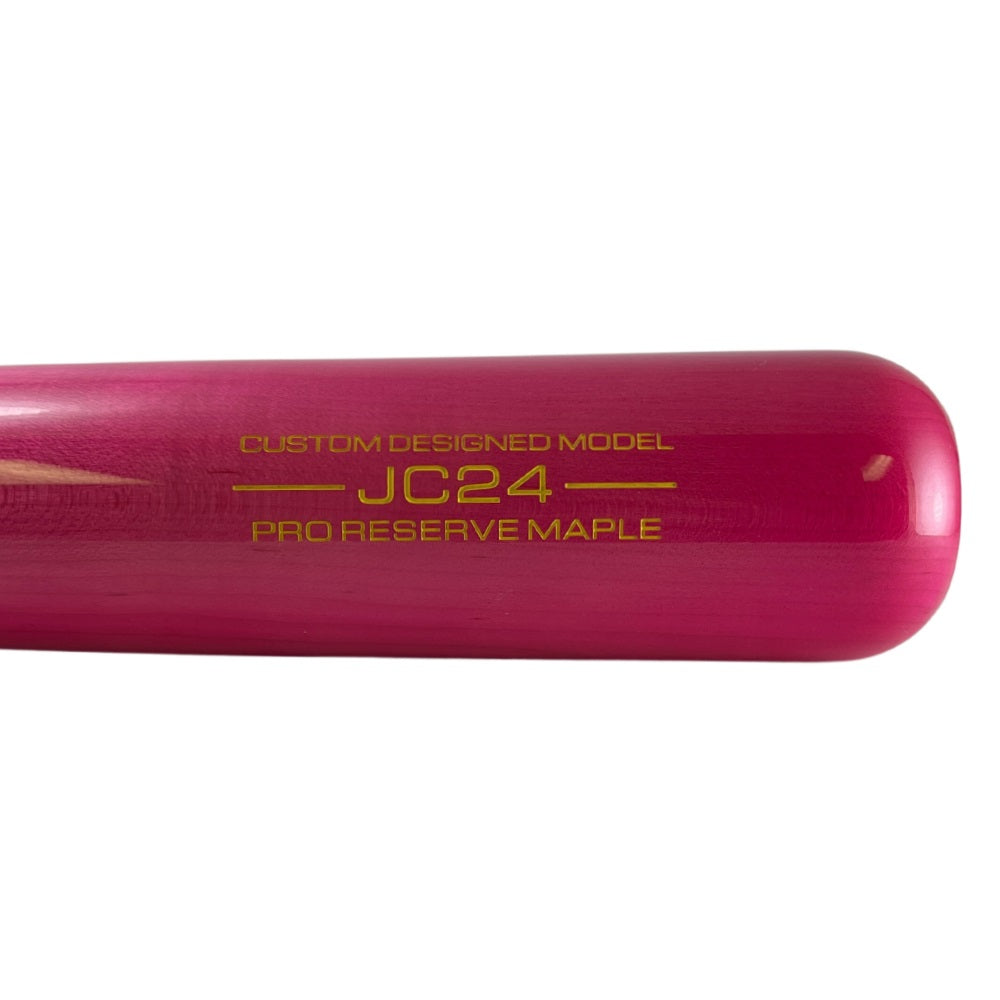 Victus Custom JC24 Pro Reserve Wood Bat - Pink and Black