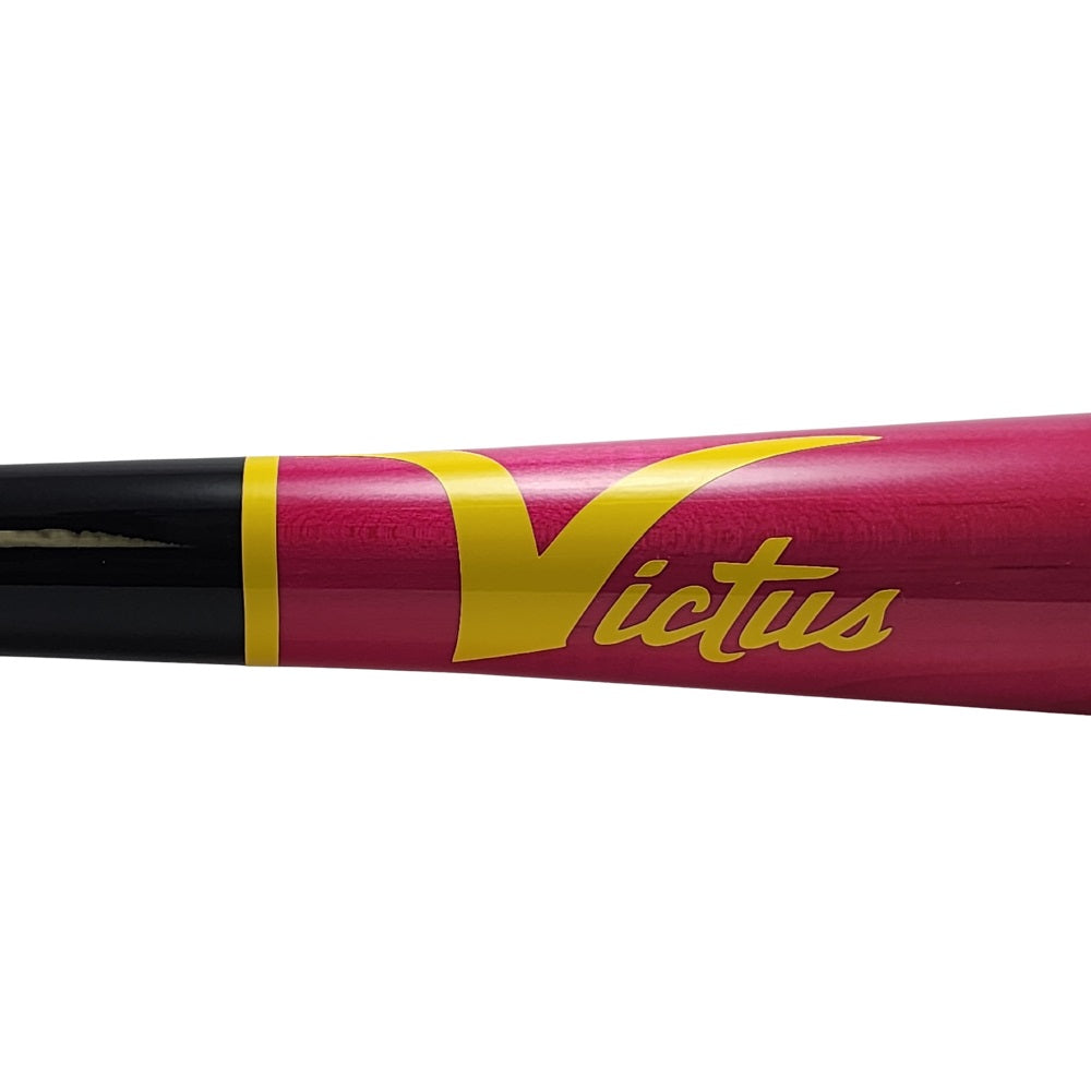 Victus Custom JC24 Pro Reserve Wood Bat - Pink and Black