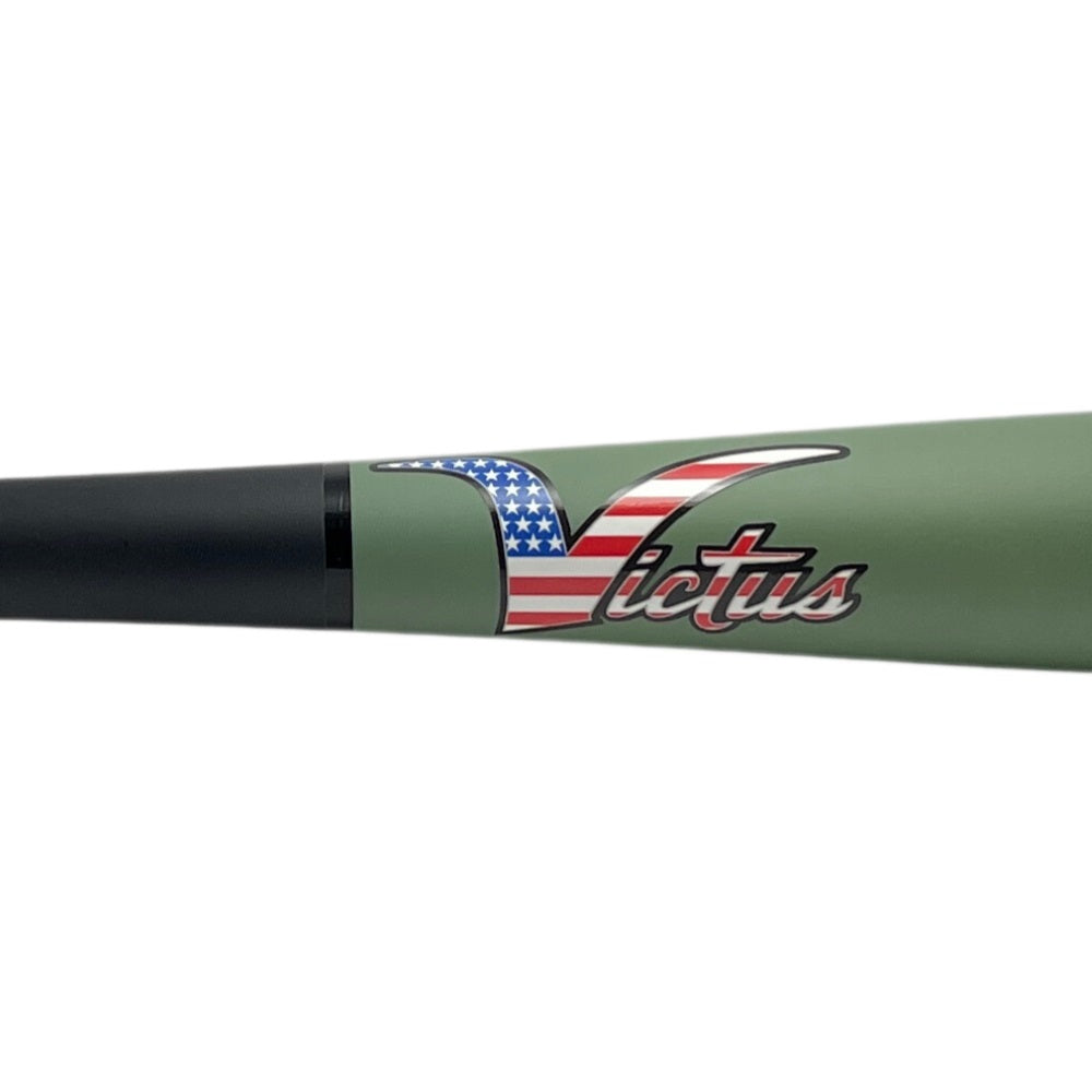 Victus Custom JRODSHOW Pro Reserve Wood Bat - Military Green and Black