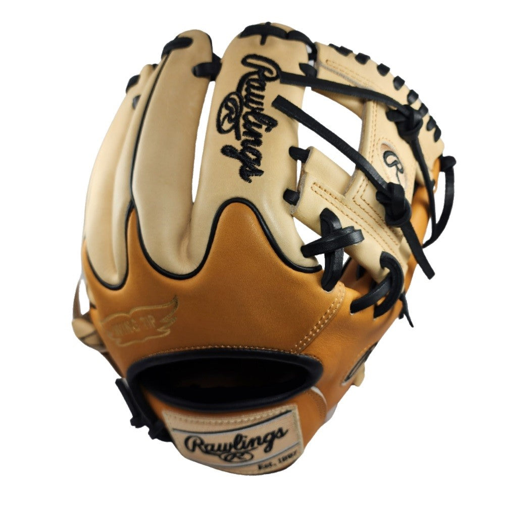 Rawlings Custom PRO204W-2 11.5" Infielders Glove - Camel/Tan