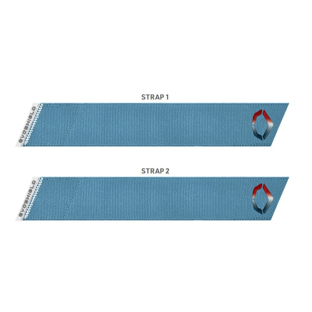 EVOSHIELD CUSTOM EXCLUSIVE PRO-SRZ™ 2.0 BATTER'S DOUBLE STRAP ELBOW GUARD: COLUMBIA BLUE