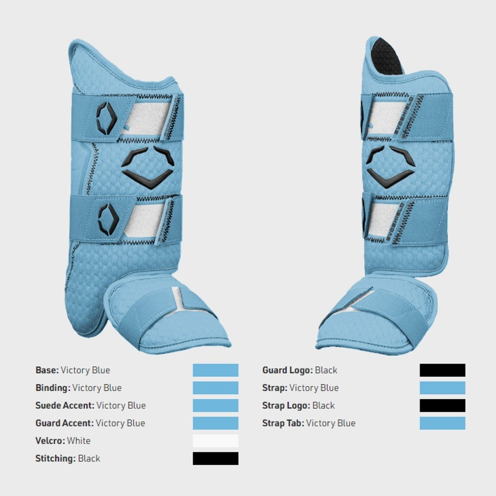 EVOSHIELD EXCLUSIVE PRO-SRZ™ 2.0 BATTER'S LEG GUARD: COLUMBIA BLUE