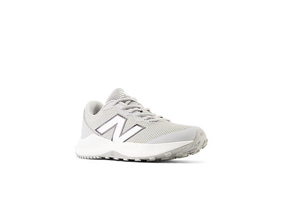 New Balance Dynasoft 4040v7 Youth Turf-Trainer: Raincloud(Gray) with White