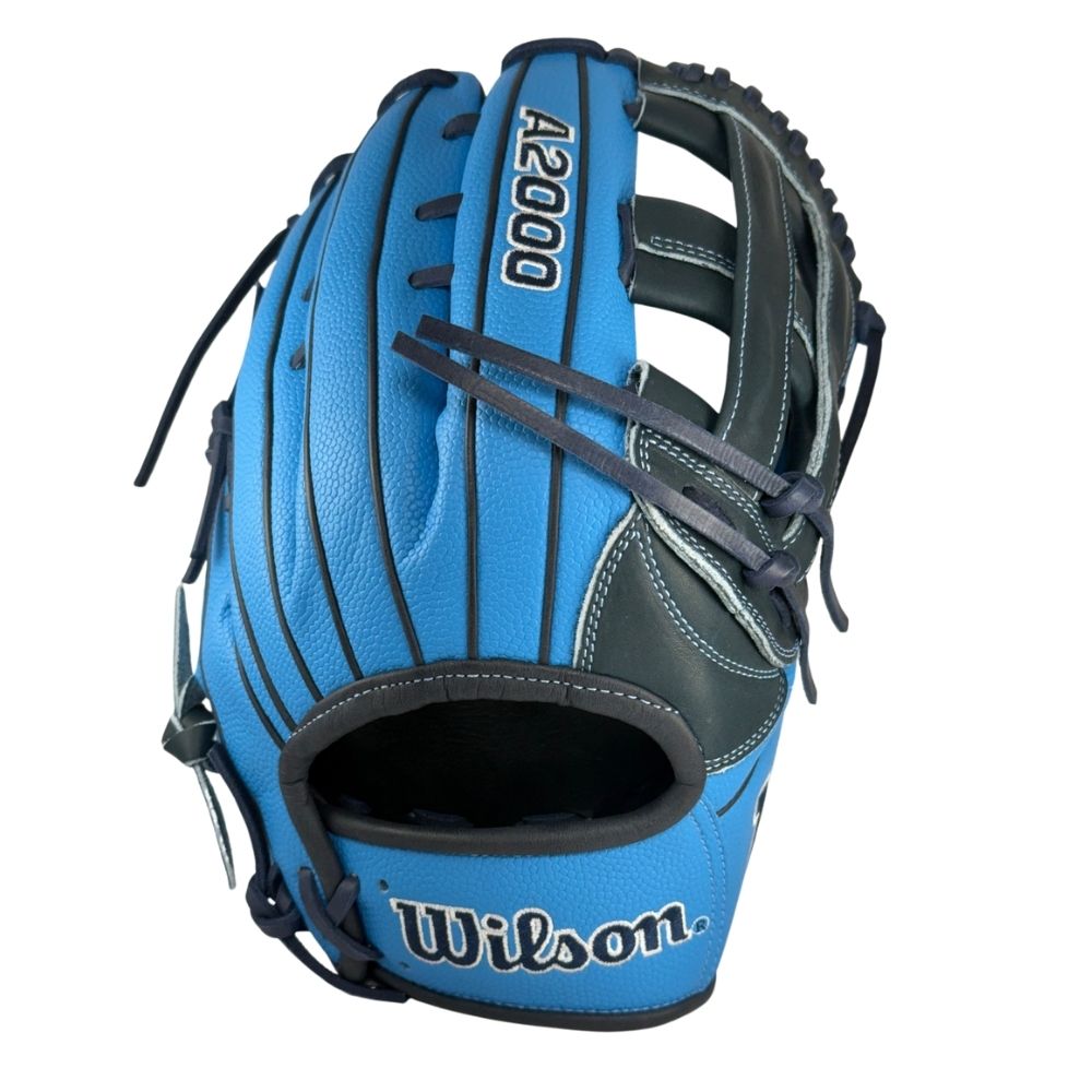 Wilson Custom A2000 1777 Sky Blue and Navy 12.75" Outfield Glove