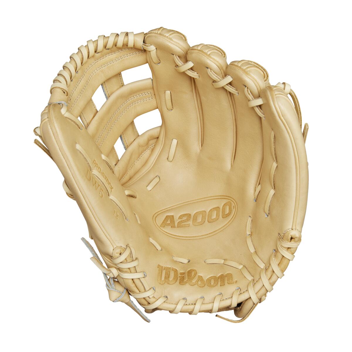 Wilson 2024 Glove Day Series Blonde A2000 DW5 12” Infield Baseball Glove: WBW10207812
