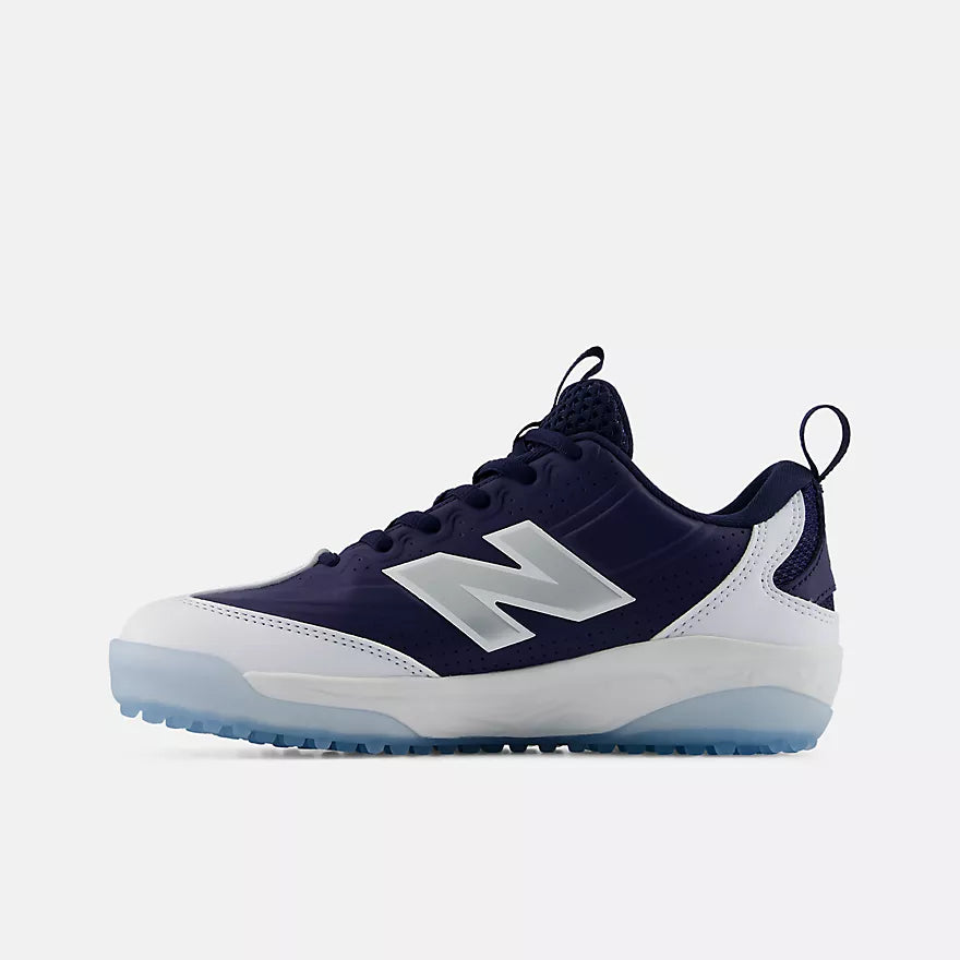 New Balance Youth Navy and White 3000V8 Turf Shoes: Y300020V