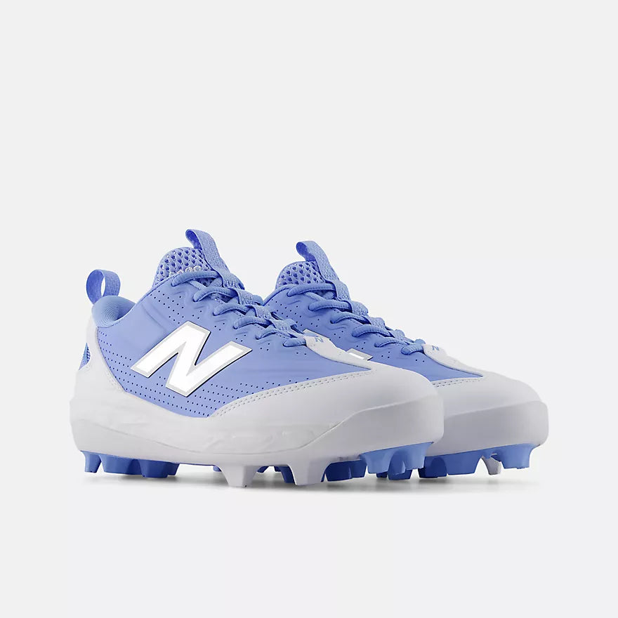 New Balance Youth Columbia Blue and White 3000V8 Rubber Molded: Y30003R9