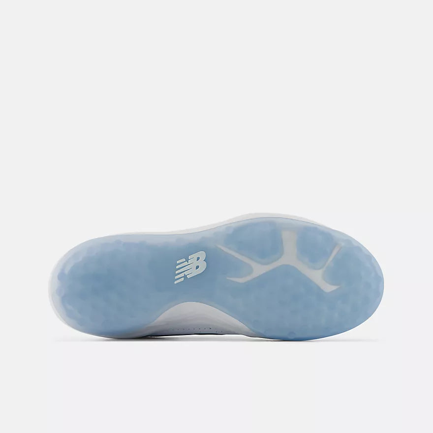New Balance Youth White 3000V8 Turf Shoes: Y30003Y8