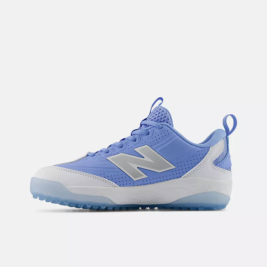 New Balance Youth Columbia Blue and White 3000V8 Turf Shoes: Y30007N5