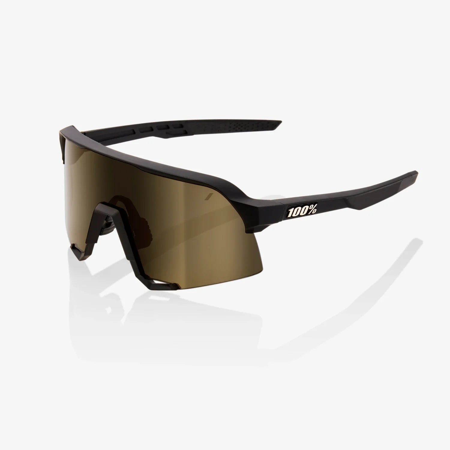 100% - S3® Soft Tact Black - Soft Gold Mirror Lens