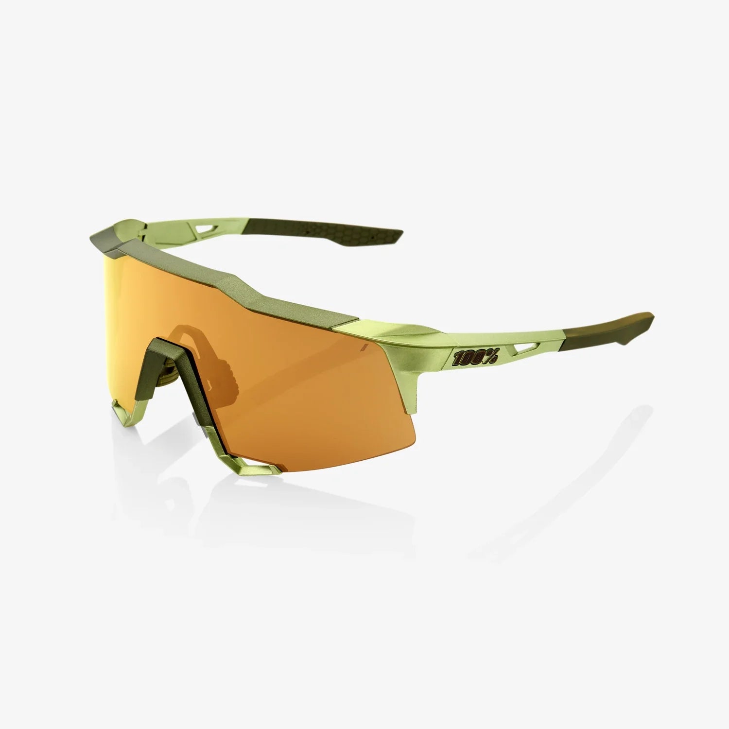 100% - Speedcraft - Matte Metallic Viperidae Bronze Multilayer Mirror Lens