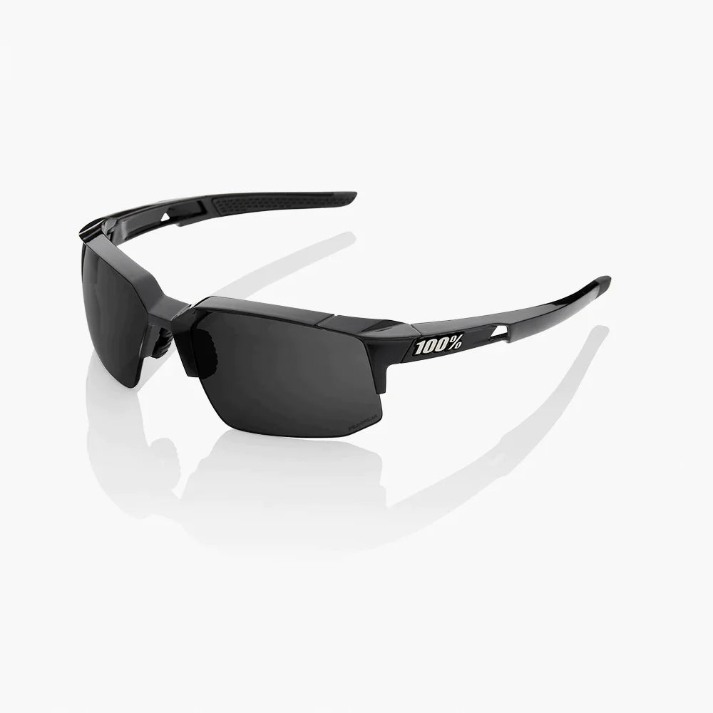 100% - SPEEDCOUPE® Polished Black Grey PeakPolar Lens