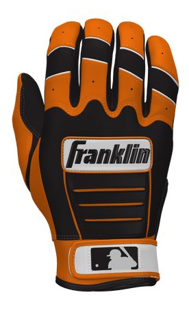 Franklin Custom CFX Pro Batting Gloves - Adult - Orange/Black