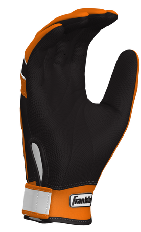 Franklin Custom CFX Pro Batting Gloves - Adult - Orange/Black
