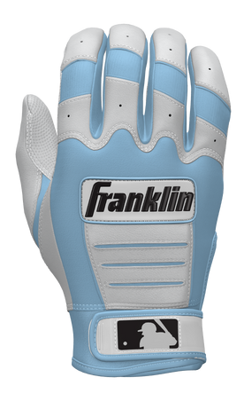 Franklin Custom CFX Pro Batting Gloves - Adult - C. Blue/White