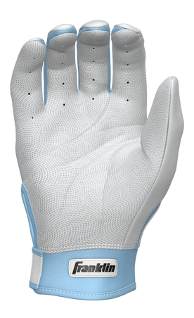 Franklin Custom CFX Pro Batting Gloves - Adult - C. Blue/White