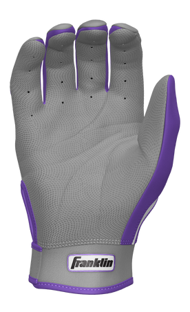 Franklin Custom CFX Pro Batting Gloves - Adult - Grey/Purple