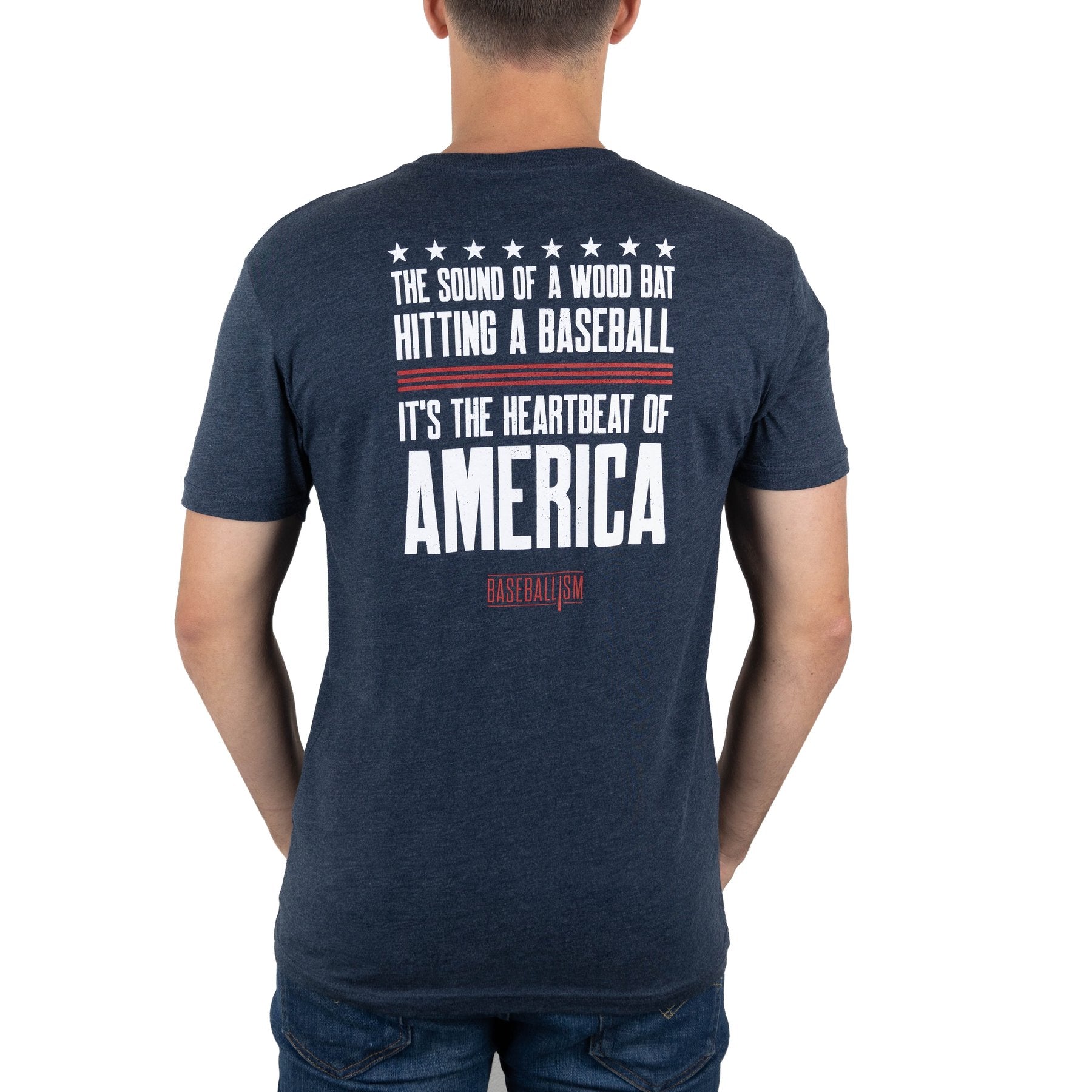 Baseballism Heartbeat Men's T-Shirt
