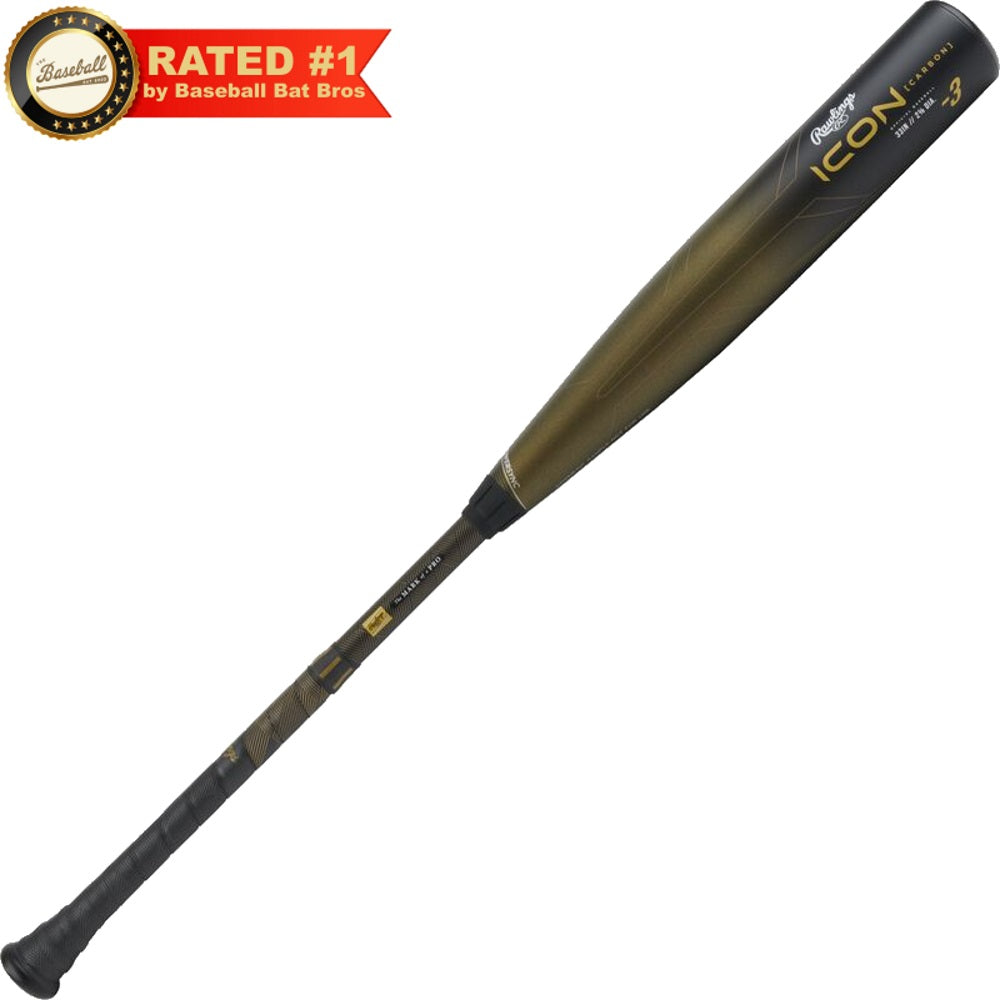 Rawlings 2023 ICON BBCOR -3 Baseball Bat: RBB3I3