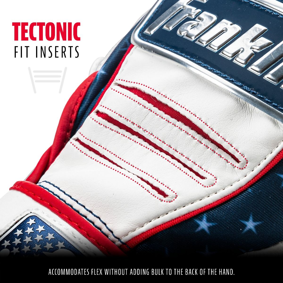 Franklin Fourth of July CFX Batting Gloves