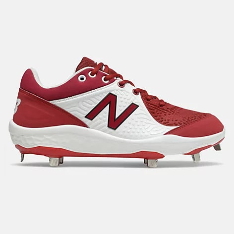 New Balance - Maroon/White Low-Cut L3000v5 Metal Spikes (L3000MW5)