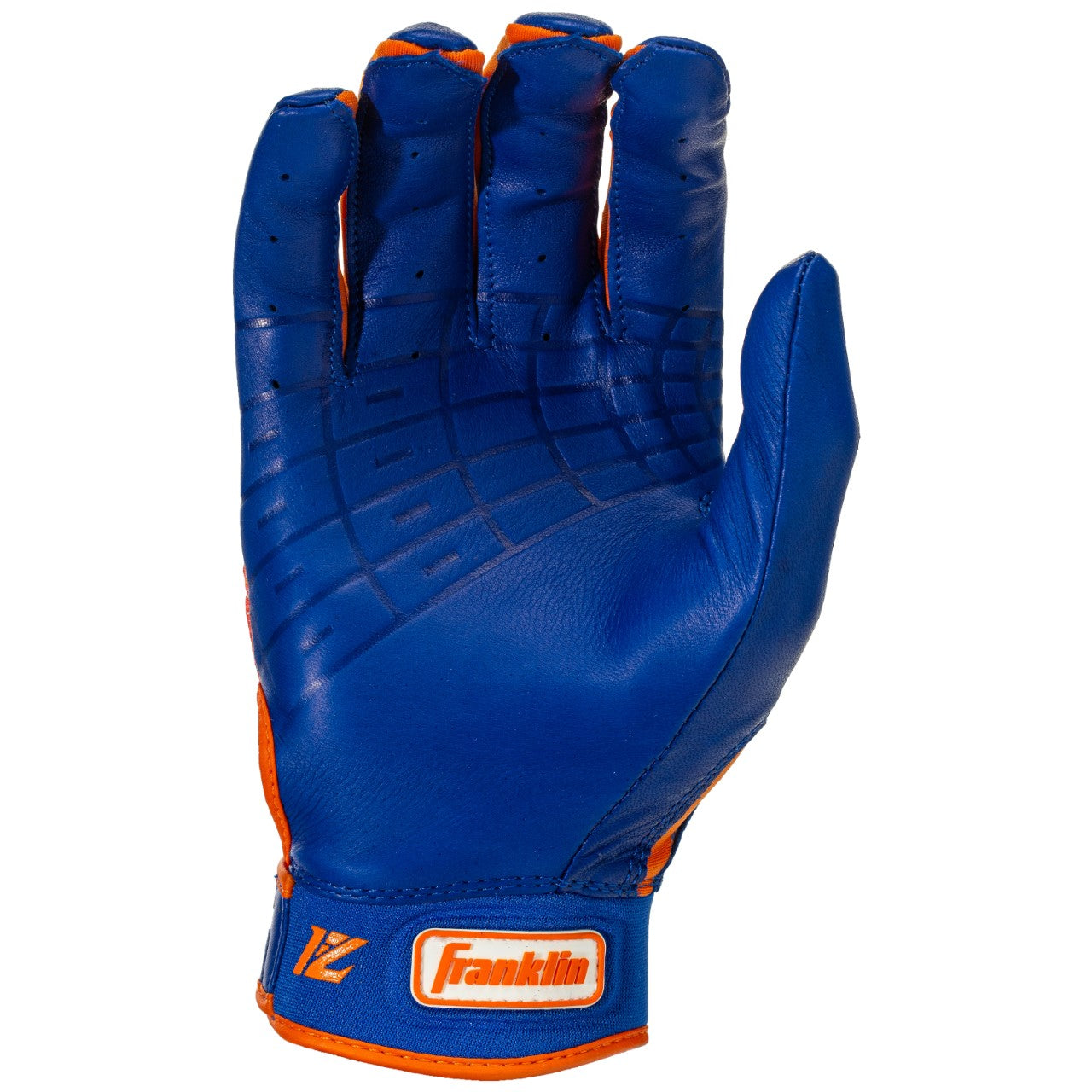 Franklin LINDOR Pro Classic Batting Gloves - Adult - Royal/Floral