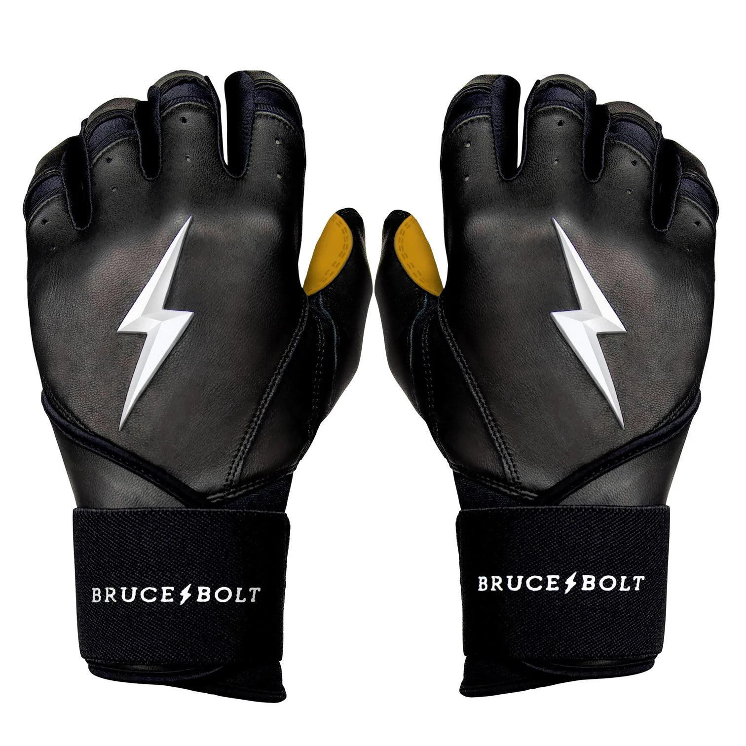 Bruce Bolt Batting Gloves - PREMIUM PRO Youth Long Cuff