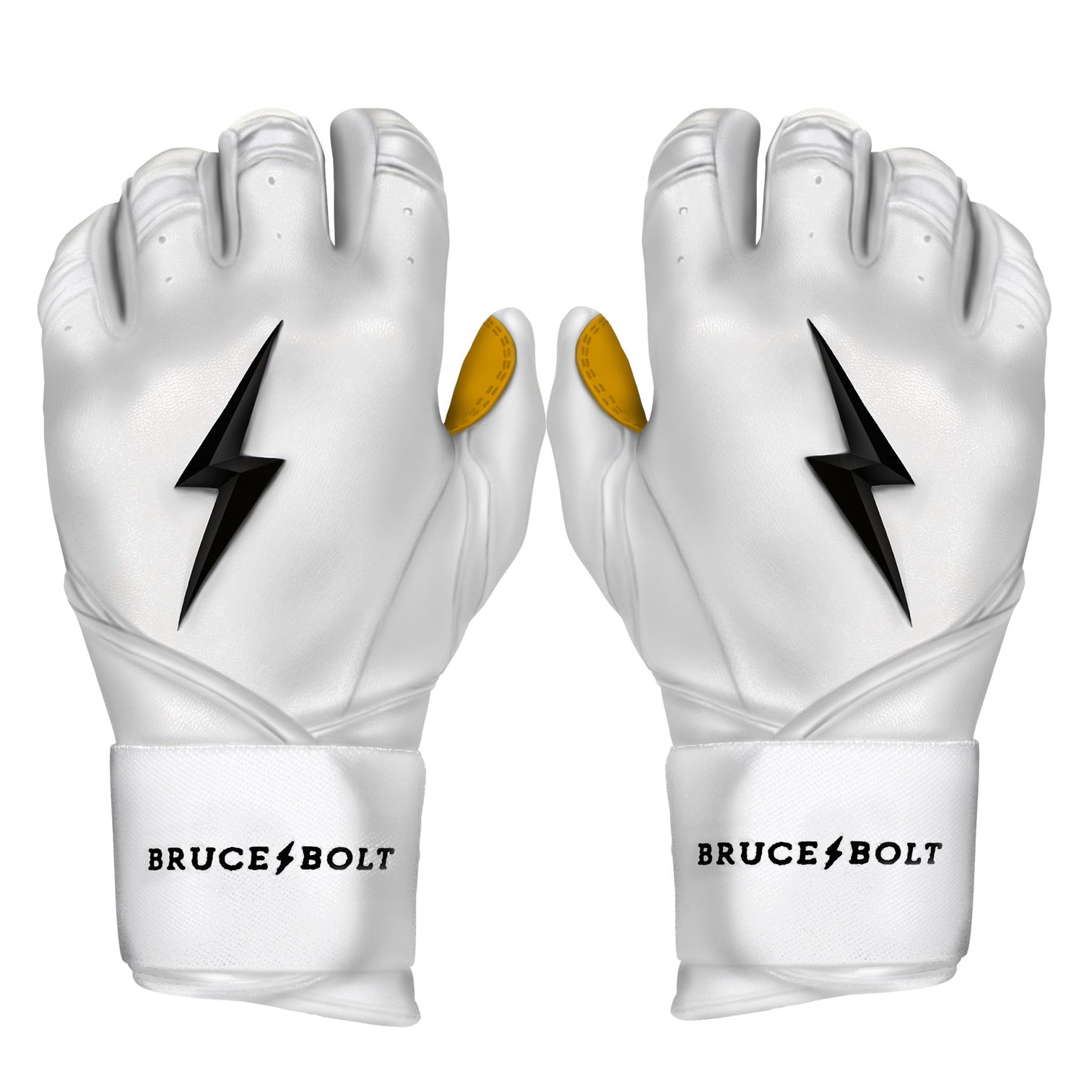 Bruce Bolt Batting Gloves - PREMIUM PRO Youth Long Cuff