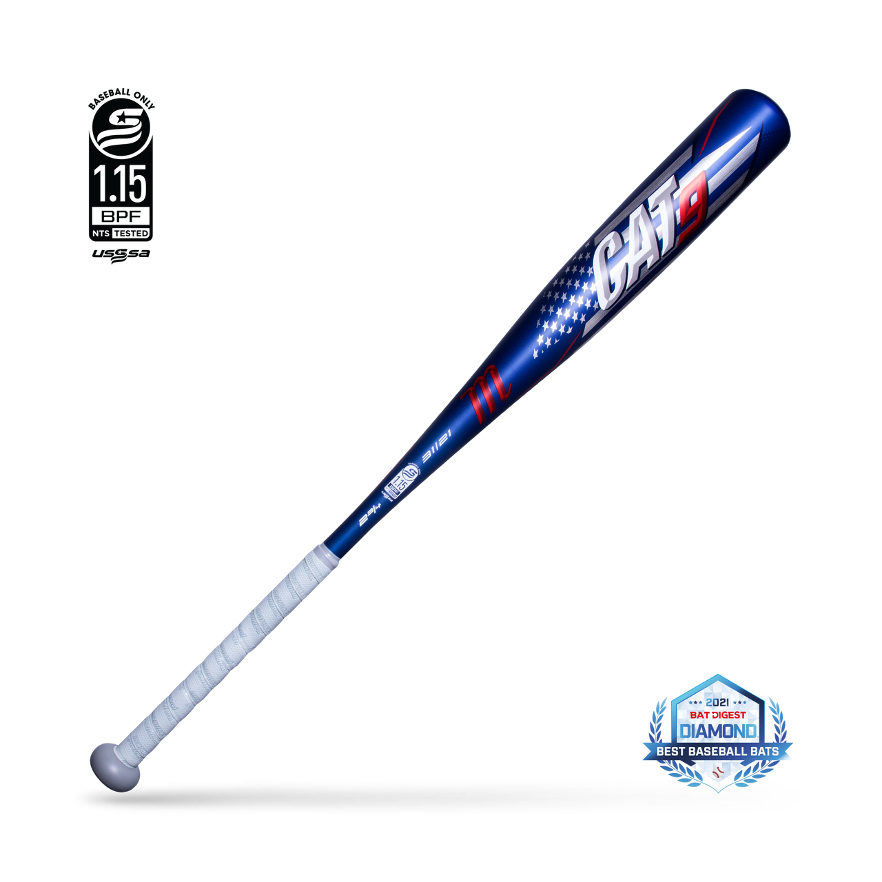 Marucci CAT9 PASTIME Senior League (-10) USSSA Bat (MSBC910A)