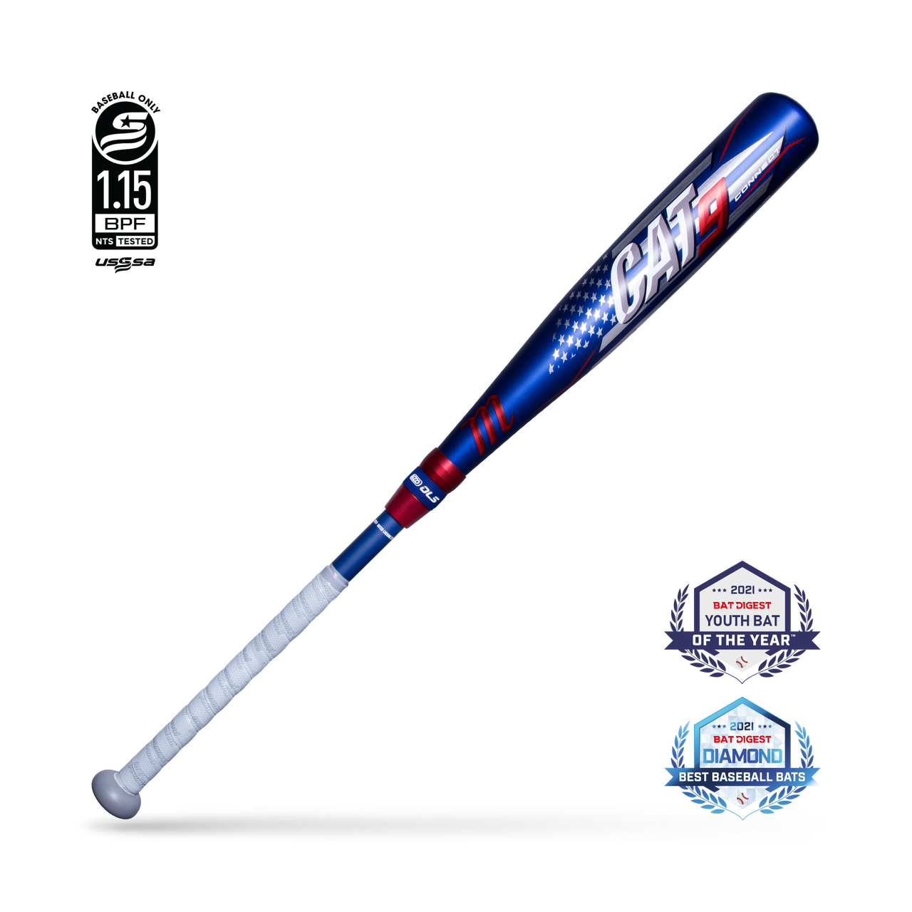 Marucci CAT9 Connect PASTIME Senior League (-10) USSSA Bat (MSBCC910A)