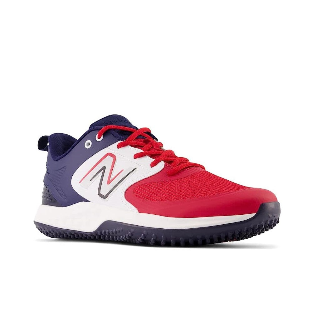 New Balance Navy/Red/White T3000v6 Turf Shoes