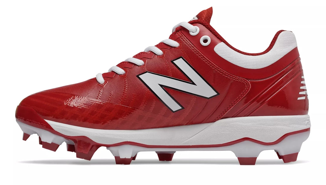 New Balance 4040v5 Adult Molded Cleats - Maroon/White (PL4040M5)