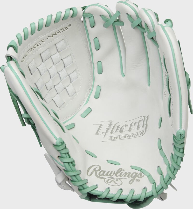 Rawlings Liberty Advanced 12" Fastpitch Glove - White/Mint