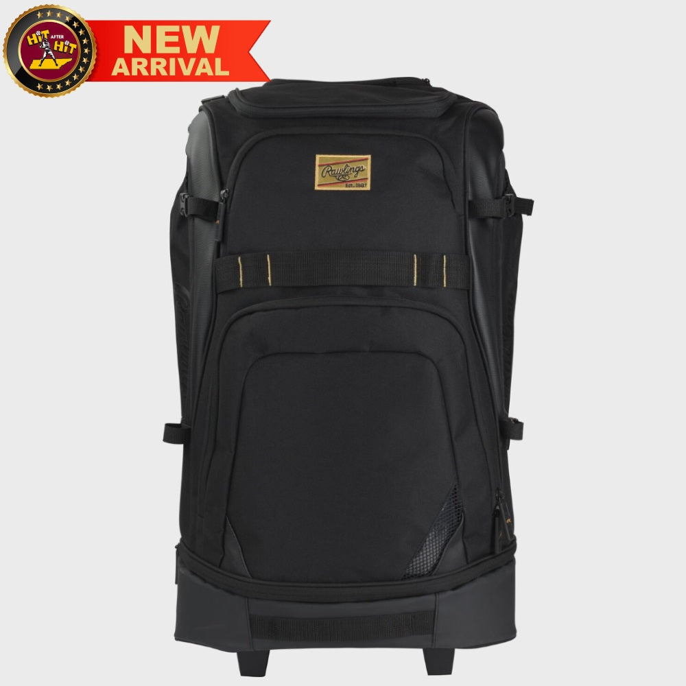 Rawlings Gold Collection Wheeled Bag - GCWHBG - Black