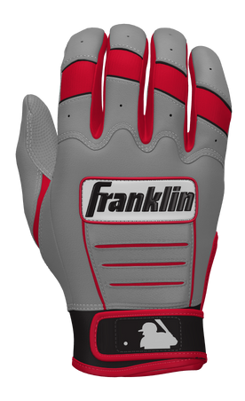 Franklin Custom CFX Pro Batting Gloves Adult Grey Red
